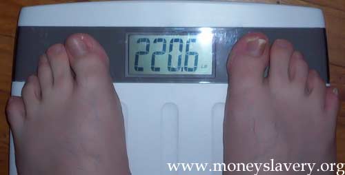 7th Week - 220.6 pounds