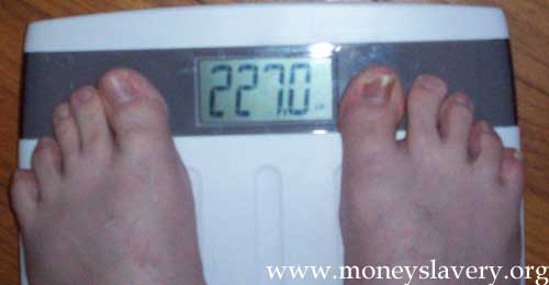 4th Week - 227.0 pounds