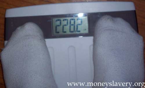3rd Week - 228.2 pounds