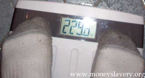 2nd Week - 229.6 pounds