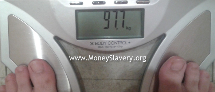 1st Week - 95.5 Kg (-2.2 Kg or -4.8 lbs)