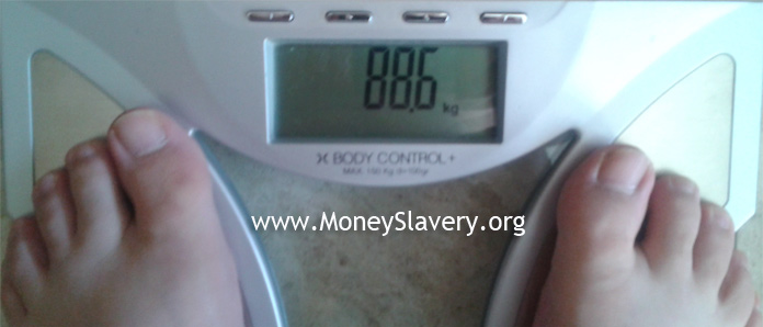 4th Week - 88.6 Kg (-2.0 Kg or -4.4 lbs)